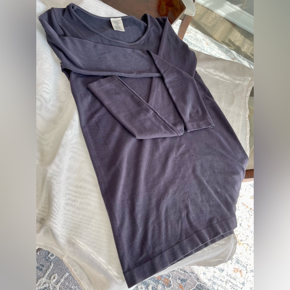 C’est Moi Bamboo Long Sleeve Scoop Neck Top